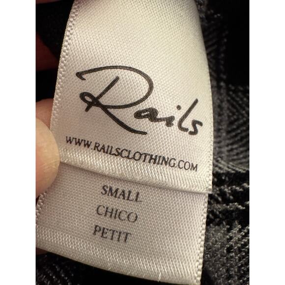 RAILS WOMEN'S PLAID FLANNEL BUTTON DOWN DRESS  OUTDOOR CHIC / BOHO - Picture 5 of 11